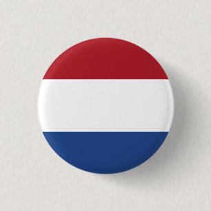 Nederländska (nederländska) Flagga Knapp