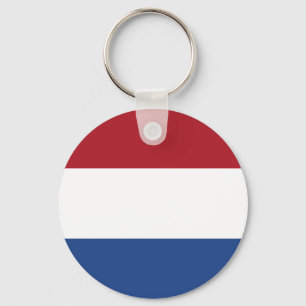 Nederländska (nederländska) Flagga Nyckelring