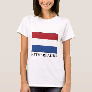 Nederländska (nederländska) Flagga T Shirt