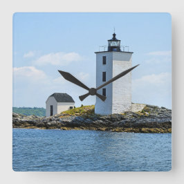 Nederländska öarna fyr, Rhode island Wall Clock Fyrkantig Klocka
