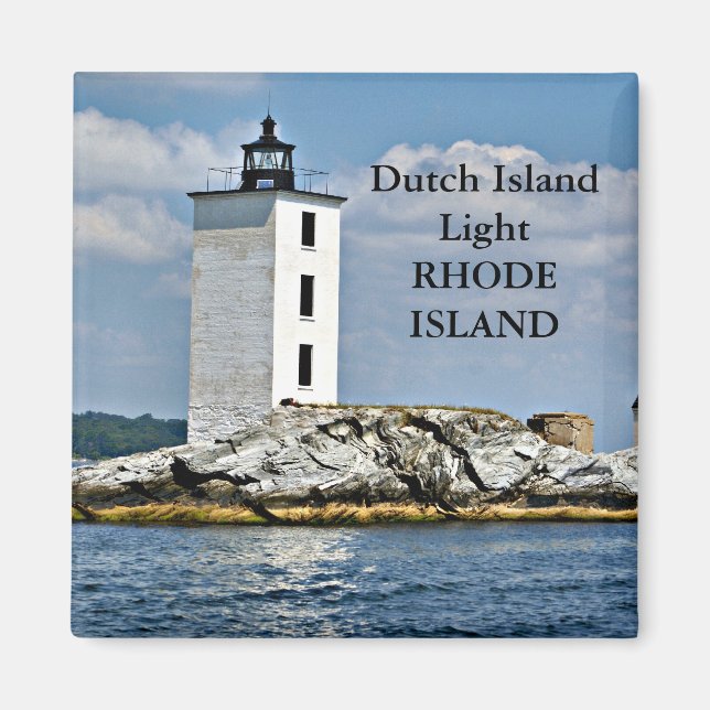 Nederländska öarna Light, Rhode island Magnet (Framsidan)