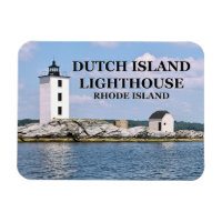Nederländska ön fyr, Rhode island Photo Magnet
