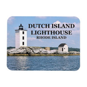 Nederländska ön fyr, Rhode island Photo Magnet