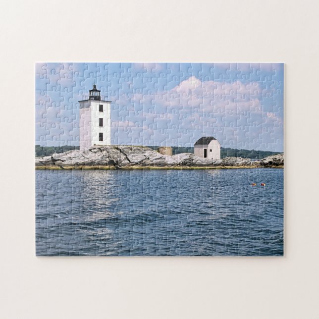 Nederländska ön fyr, Rhode island Puzzle Pussel (Horisontell)