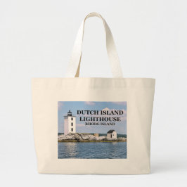 Nederländska ön fyr, Rhode island Tote Bag Jumbo Tygkasse