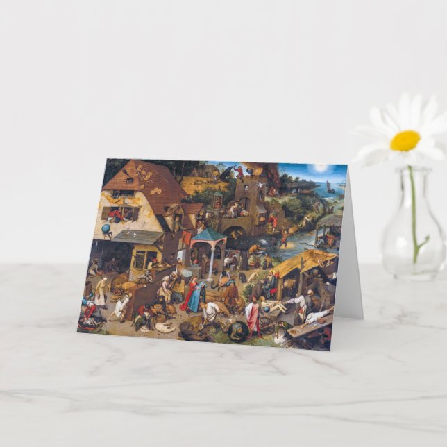 Nederländska ordspråk | Pieter Bruegel, äldre | Kort (Liten växt)