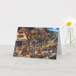 Nederländska ordspråk Pieter Bruegel, äldre Kort