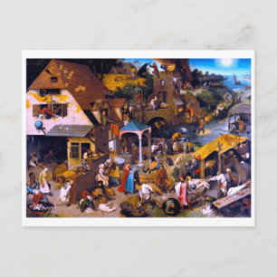 Nederländska Ordspråk, Pieter Bruegel den äldre Vykort