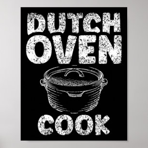 Nederländska Oven Cook Bbq Älskare Järn Metall Poster