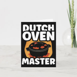 Nederländska Oven Master Bbq Järn Metall Älskare Kort