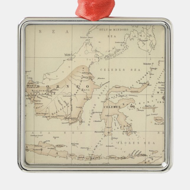 Nederländska Possessions i den indiska övärlden Julgransprydnad Metall (Framsidan)