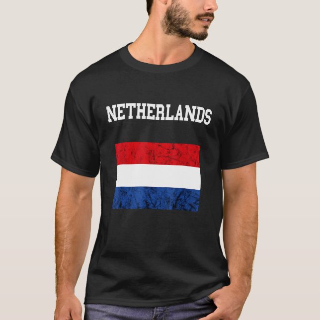 Nederländska Pridet holländska Roots Holland Neder T Shirt (Framsida)