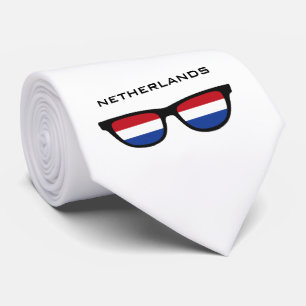 Nederländska Shades anpassningsbar text & färg tie Slips