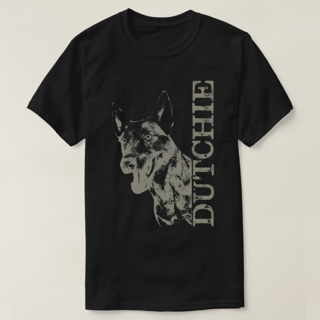 Nederländska Shepherd Dutchie (14) T Shirt (Design framsida)