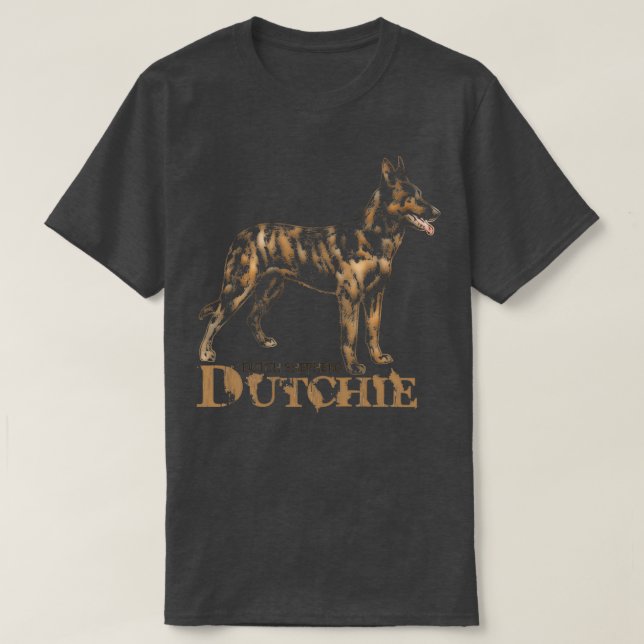 Nederländska Shepherd Dutchie (15) T Shirt (Design framsida)