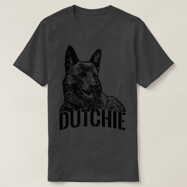 Nederländska Shepherd Dutchie (2) T Shirt (Design framsida)