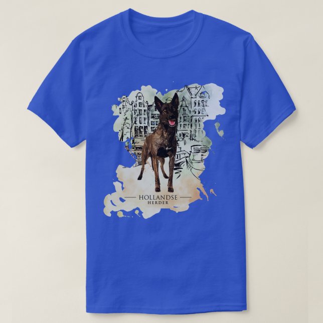 Nederländska Shepherd Dutchie (5) T Shirt (Design framsida)