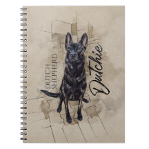 Nederländska shepherd - Dutchie Illustration