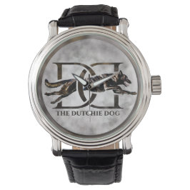 Nederländska shepherd - Dutchie Illustration Armbandsur