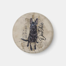 Nederländska shepherd - Dutchie Illustration
