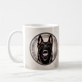 Nederländska shepherd-Hollandse Herdershond Kaffemugg