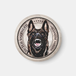 Nederländska shepherd-Hollandse Herdershond Magnet