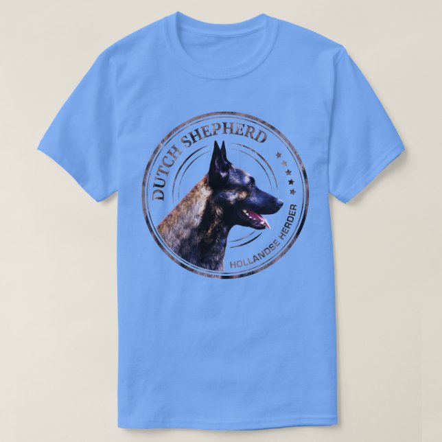 Nederländska shepherd Hund 2 T Shirt (Design framsida)