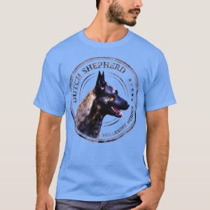Nederländska shepherd Hund 2 T Shirt