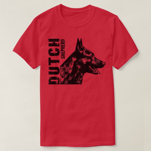 Nederländska shepherd Hund 4 T Shirt (Design framsida)