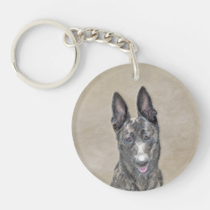Nederländska shepherd Painting - Cute Original Hun