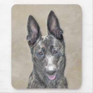 Nederländska shepherd Painting - Cute Original Hun Musmatta