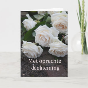 Nederländska sympati Met oprechte deelneming Kort