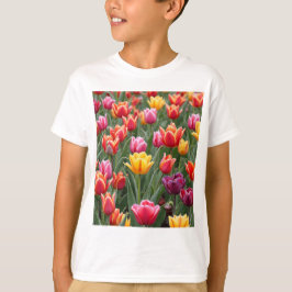 Nederländska tulpaner t shirt