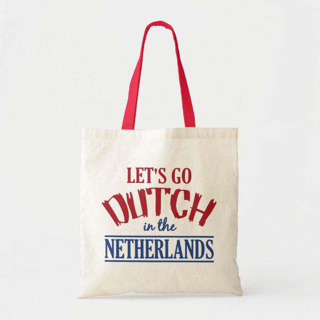 Nederländska väskan - välj stil & färg tygkasse (Framsidan)