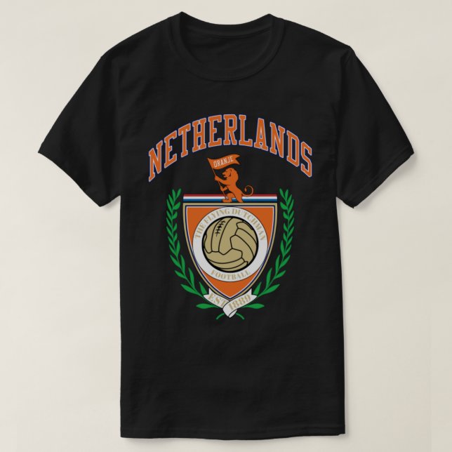 Nederländska Vm-Vintagen T Shirt (Design framsida)
