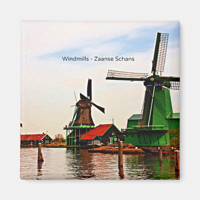 Nederländska Windmills, ZaRenas Schans, Nederlände Magnet (Framsidan)