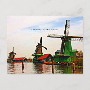 Nederländska Windmills, ZaRenas Schans, Nederlände Vykort