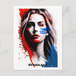 Nederländskt vykort - Porträtt - Kvinnovärlden