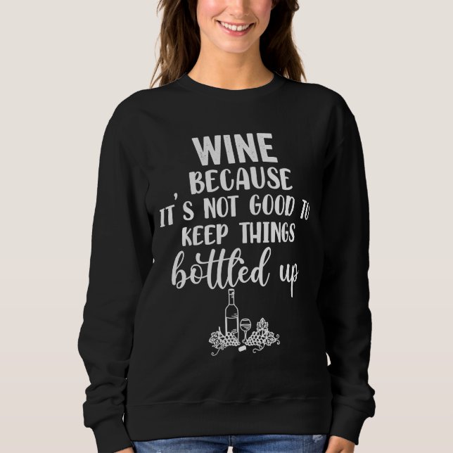 Nederst upp Vin T Shirt (Framsida)