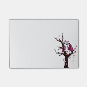 Nedersta drake för körsbär post-it block