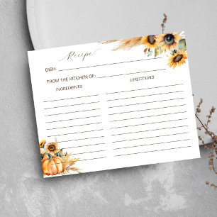 Nedfall i kärlek boho pumkin-receptet för solblomm