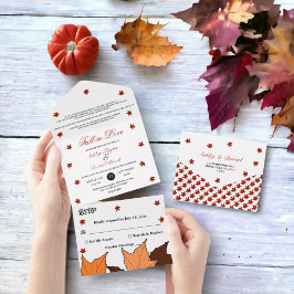 Nedfall i Kärlek Elegant Romantic Löv Fall Wedding