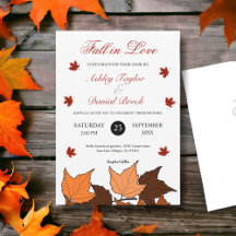 Nedfall i Kärlek Elegant Romantic Löv Fall Wedding