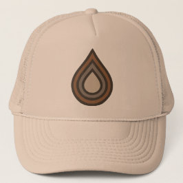 Nedfallande Lagerkonst Trucker Hatt Keps