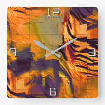 Nedfläckad abstrakt mosaic teckning, guld som brän