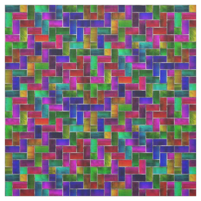 Nedfläckad av prima Cotton-Glass Mönster Fabric Tyg (Provkarta)