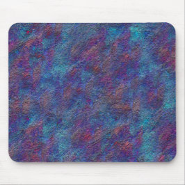 Nedfläckad, cyan och rödfärgade skiktstänk musmatta