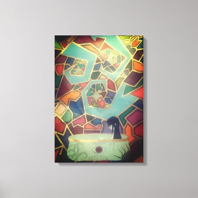 Nedfläckad Dreams Canvastryck (Framsida)