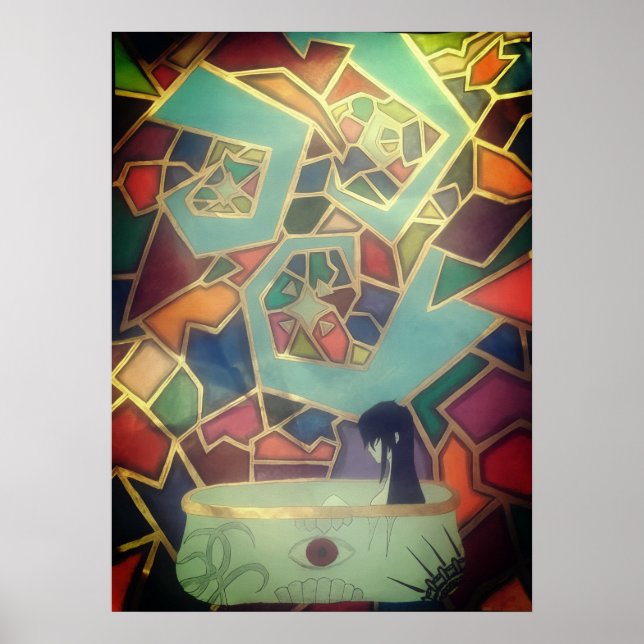 Nedfläckad Dreams Poster (Framsidan)