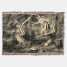 Nedfläckad för korsade beige fyrkanter med penseld filt